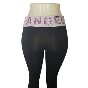 Victoria's Secret ANGEL Black and Gray Leggings Size Small